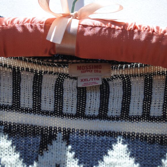 Mossimo Supply Co. Tribal Print Knit Open Front Cardigan Sweater PLUS SIZE (XXL) - Picture 4 of 6